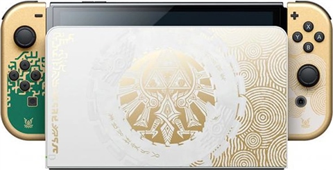 Switch Konsola, 64GB OLED Legend of Zelda + Złoty Joy-Con
